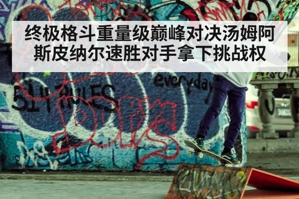 终极格斗重量级巅峰对决汤姆阿斯皮纳尔速胜对手拿下挑战权